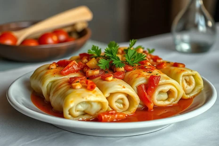 Quick Savory Cabbage Rolls